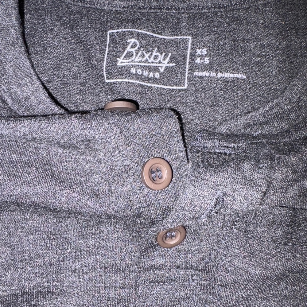 Charcoal Casual Button Down Shirt